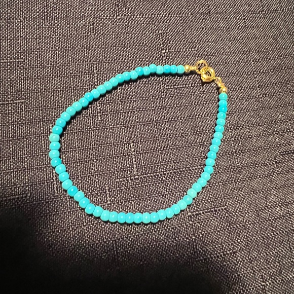 Turquoise stretchy bracelet - Picture 2 of 2